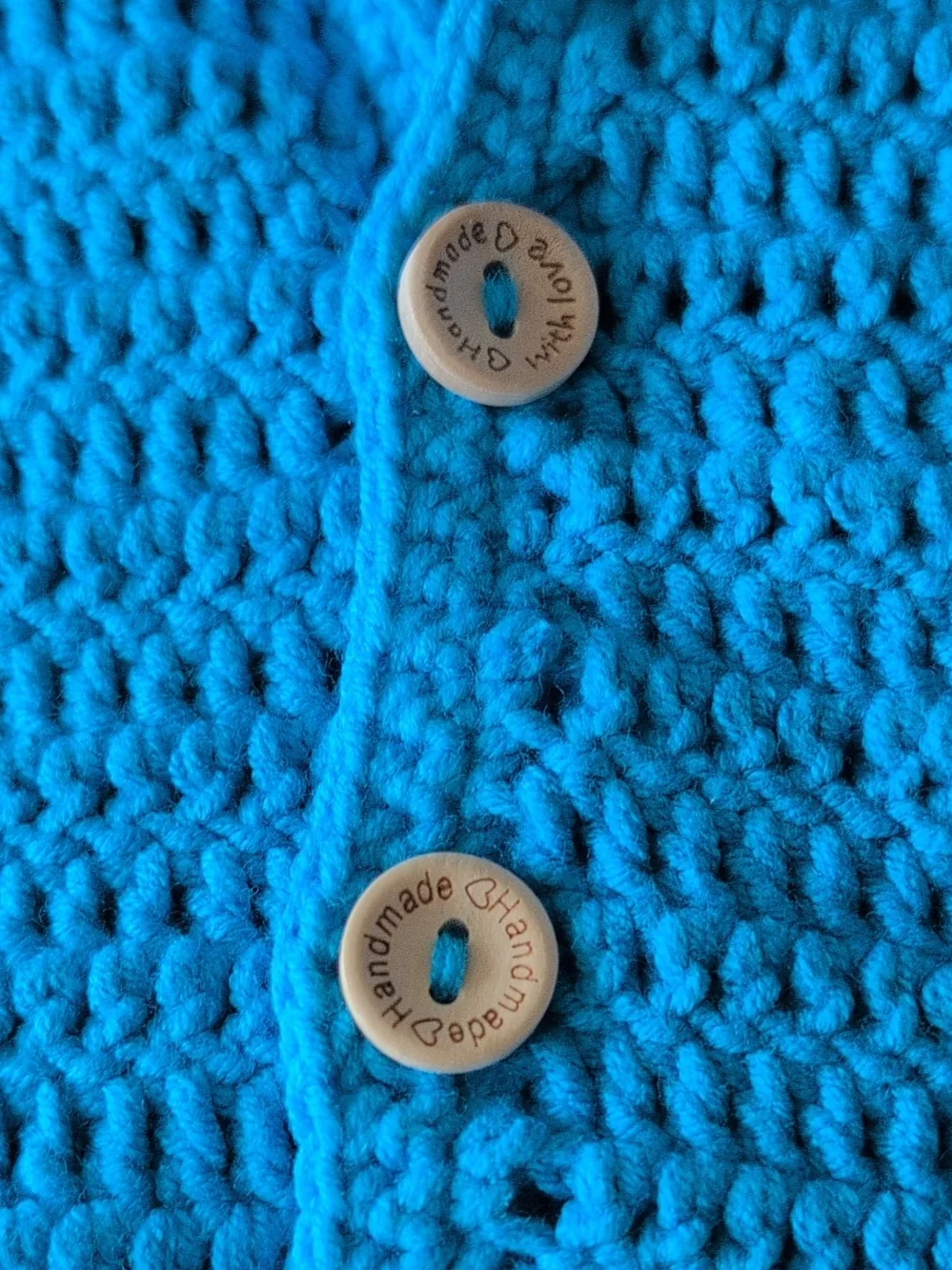 Handmade Blue Tiger Hooded One-Piece for Kids